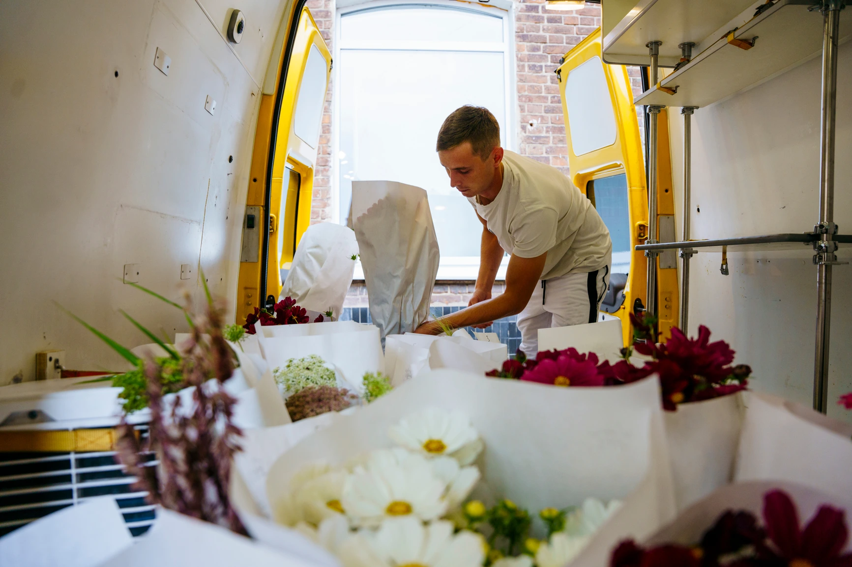 Bukiet świeżych kwiatów